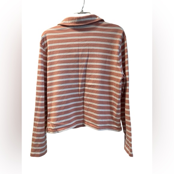 Boden 100% Cotton Long Sleeve Striped Pullover Top. Size Medium. - Picture 2 of 11